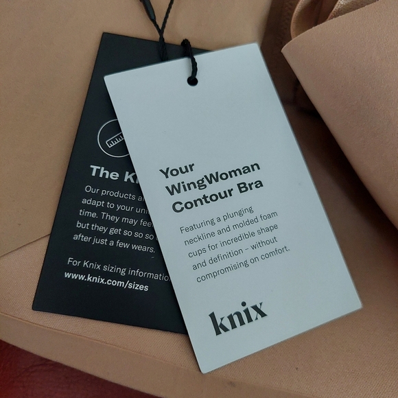 NEW WITH TAGS Seamless Tan KNIX BRA 8+  ( Bag C) - Picture 4 of 6